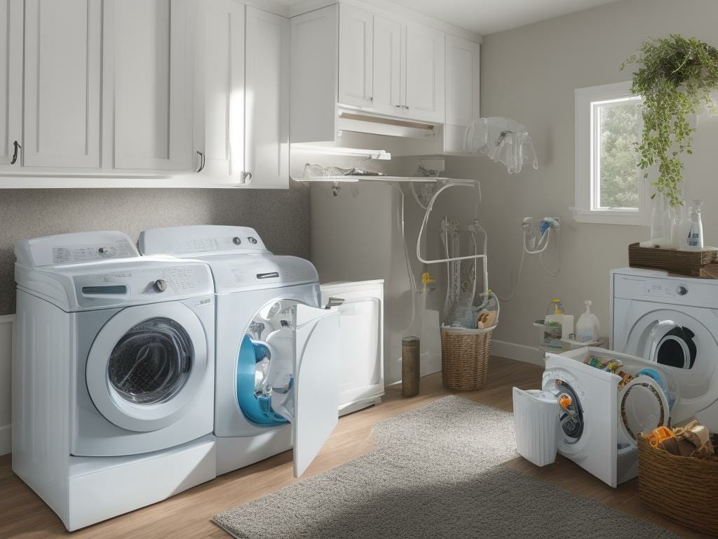 How to install a washer and dryer set