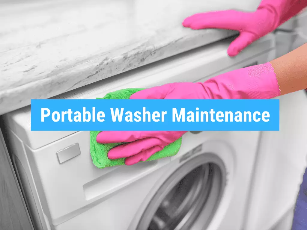 portable washer maintenance