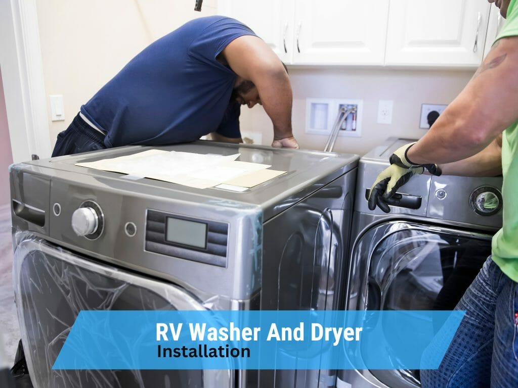 rv washer and dryer installation