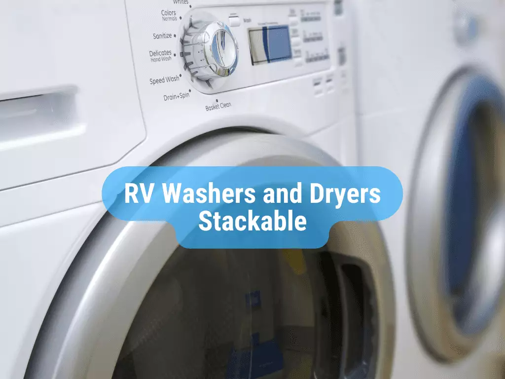 rv washers and dryers stackable