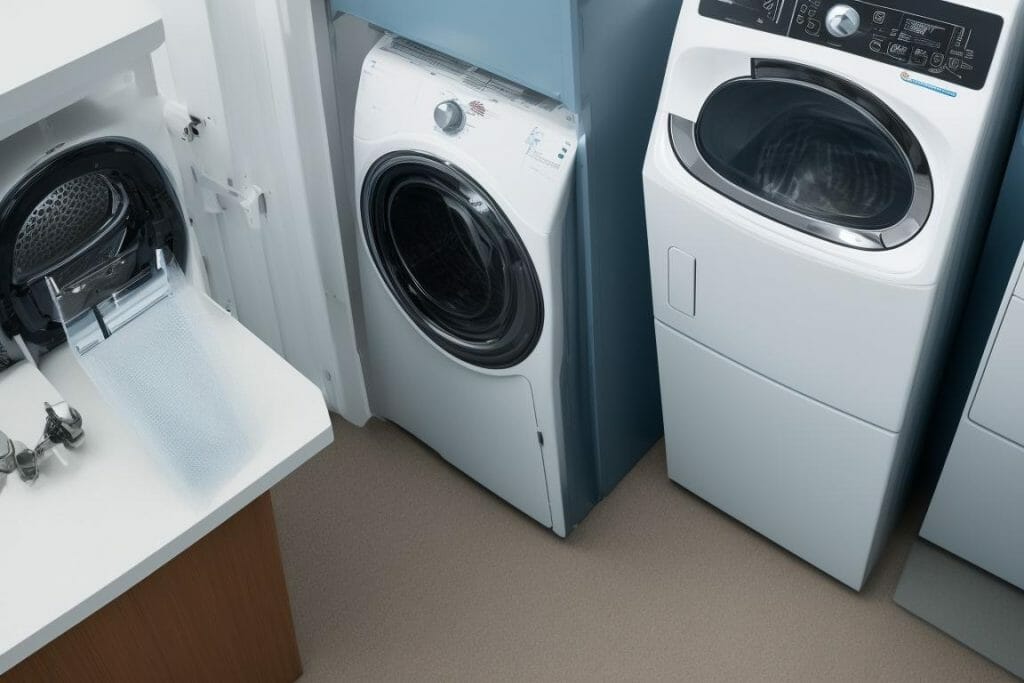 RV washer dryer space saving options